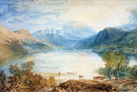 Ullswater from Gobarrow Park by J.M.W. Turner, 1819